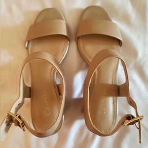 Calvin Klein Size 4 Womens Sandals